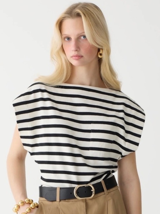 J. Crew Tops - Jcrew boatneck striped top